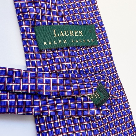 Lauren Ralph Lauren Men's 100% Silk Tie - Picture 4 of 6